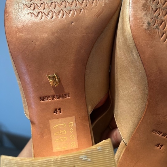 Vicenza heel sandals made in Brazil womens size Eur 41 Us 9.5 - Picture 7 of 8